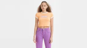 Levi's® Women's Graphic Ringer Mini Tee