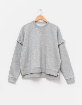 Lexi Ruffle Sweater (Grey)