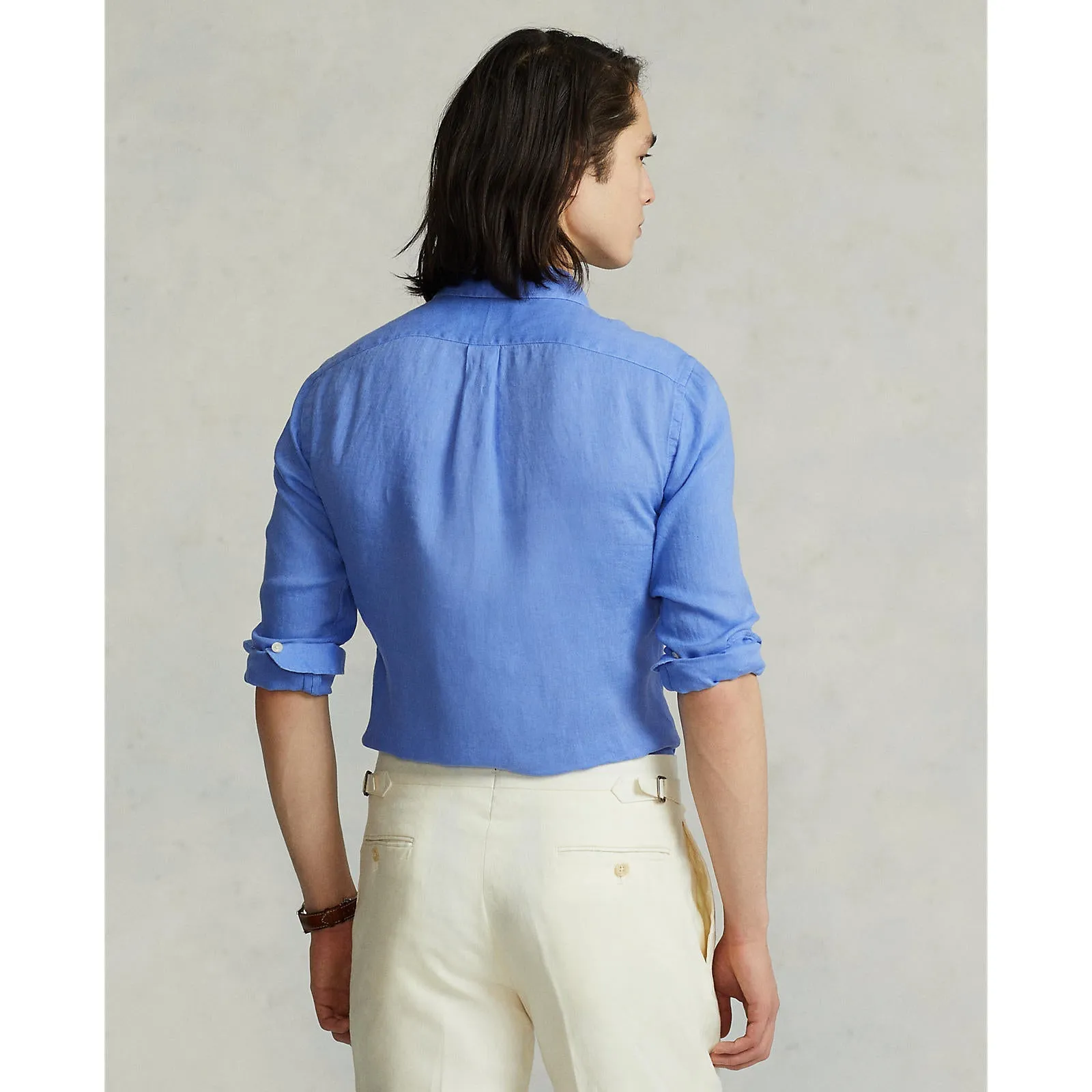 Linen Shirt - Bright Blue