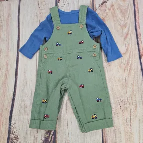 LITTLE ME TRACTOR OVERALL 2PCS SET I002