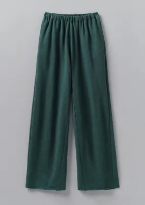 Loopback Jersey Wide Leg Trousers | Puck