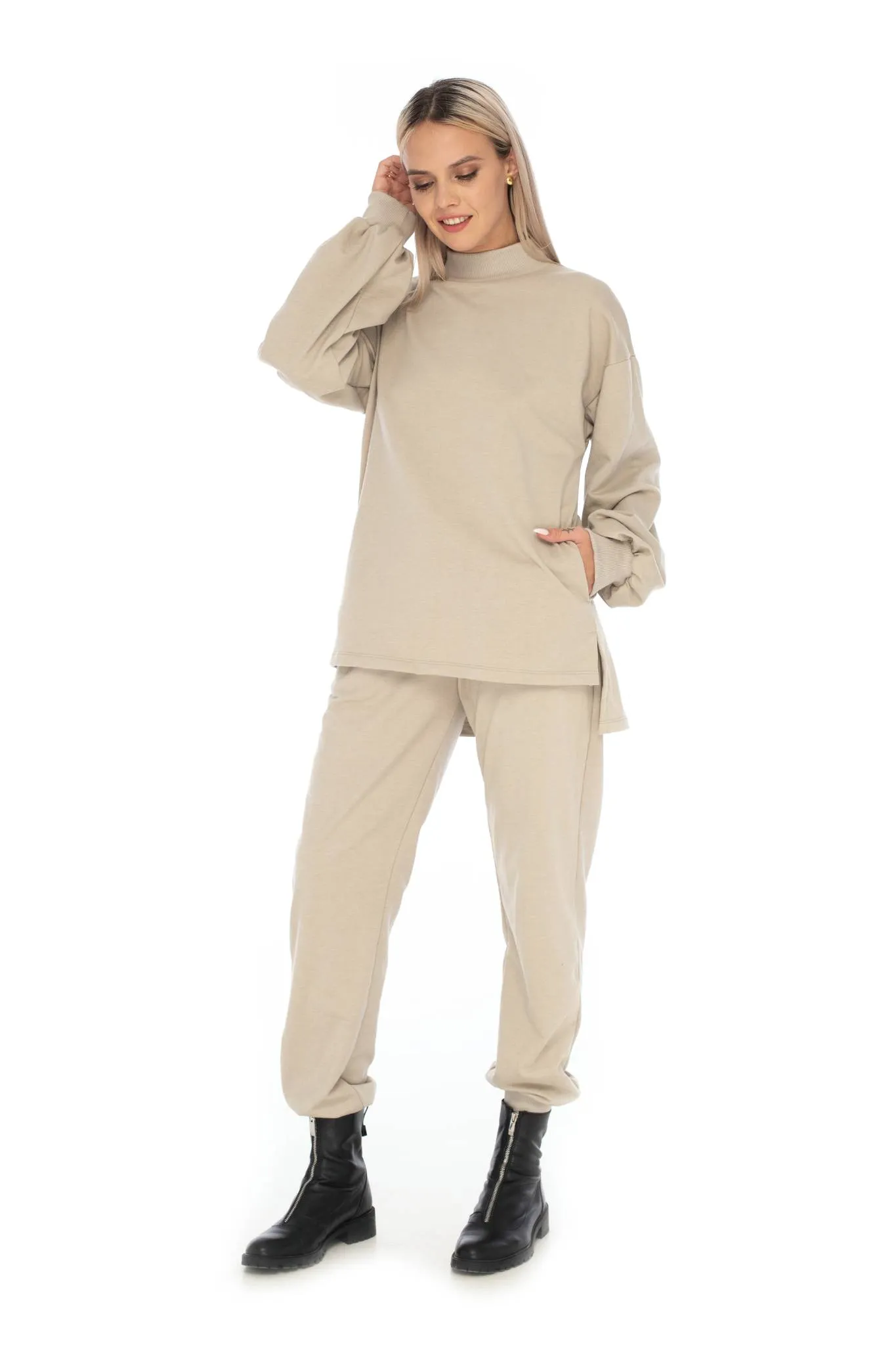 Loungewear Long Pocket Sweater