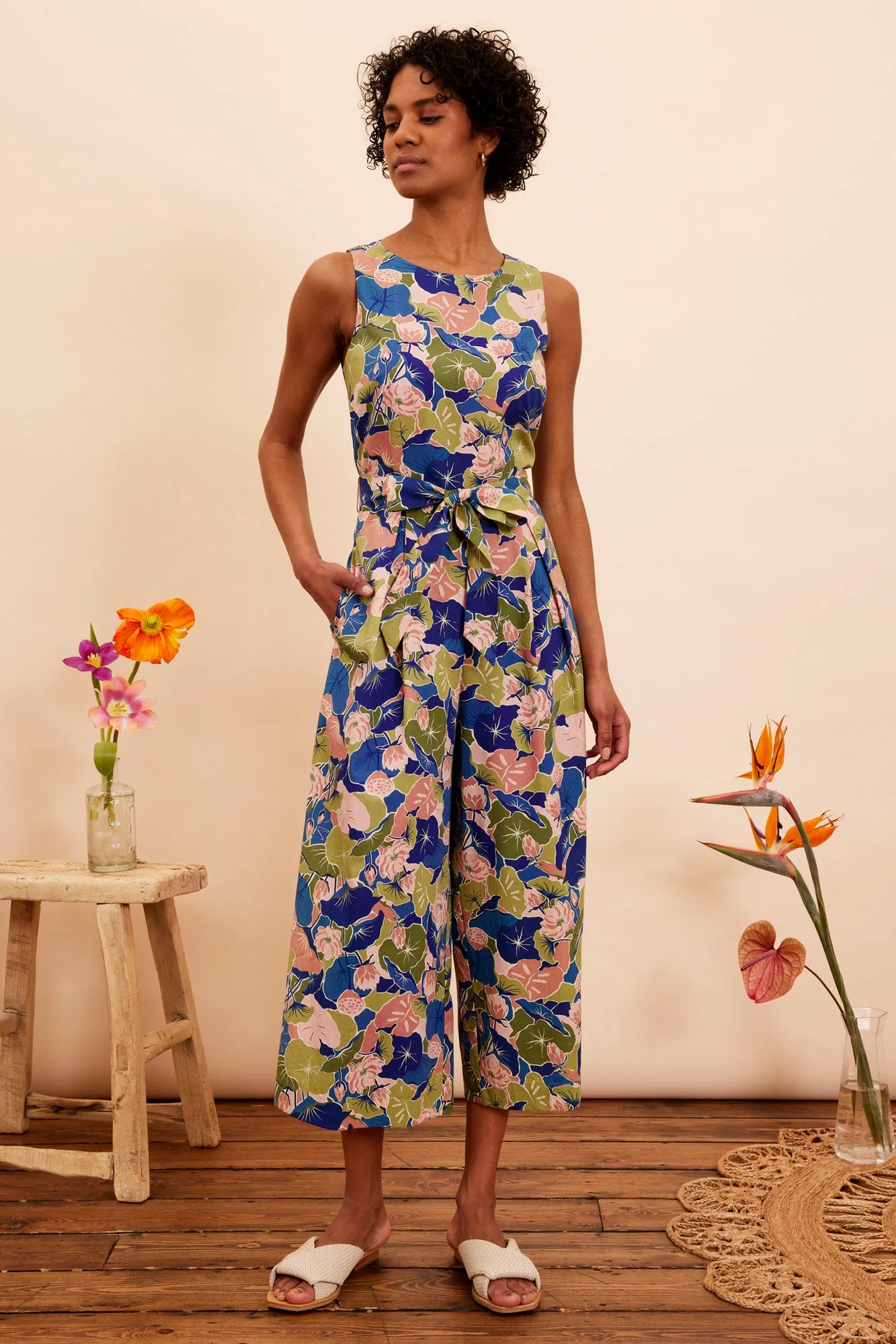 Lula Lotus Flower Jumpsuit