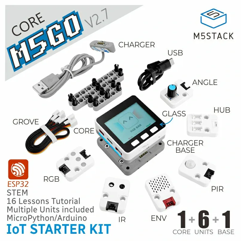 M5Stack M5GO IoT Starter Kit V2.7