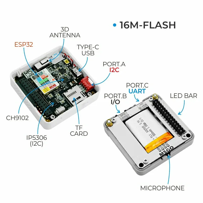 M5Stack M5GO IoT Starter Kit V2.7