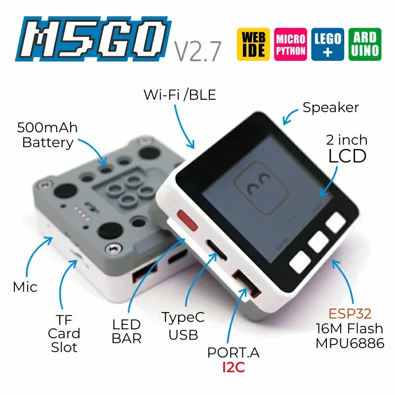 M5Stack M5GO IoT Starter Kit V2.7