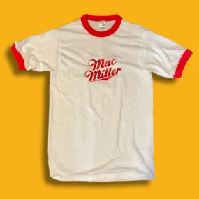 Mac Miller Embroidered Unisex Ringer Tee