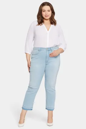 Marilyn Straight Ankle Jeans In Petite Plus Size - Brightside