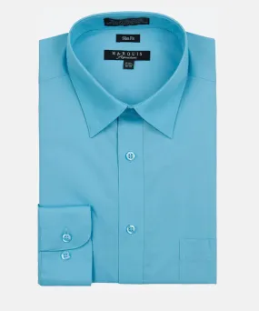 Marquis Slim Fit Dress Shirt - Turquoise