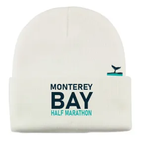 MBH Beanie -Cuffed White- Logo