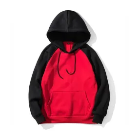 Men Solid Fleece Hoodie