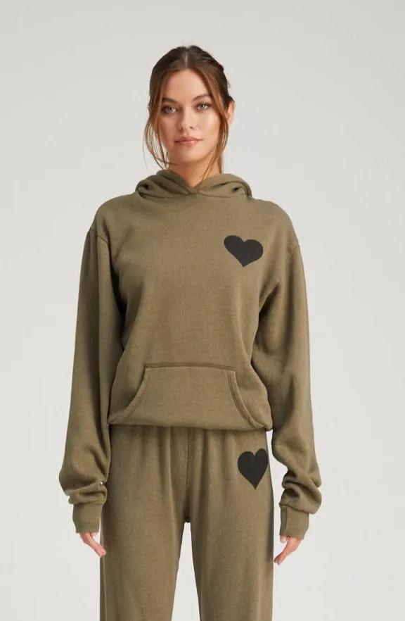 Moss Heart Hoodie