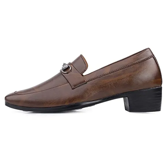 New Arrival Classy Design Height Increasing Formal Slip-On Shoes For Men's-JonasParamount