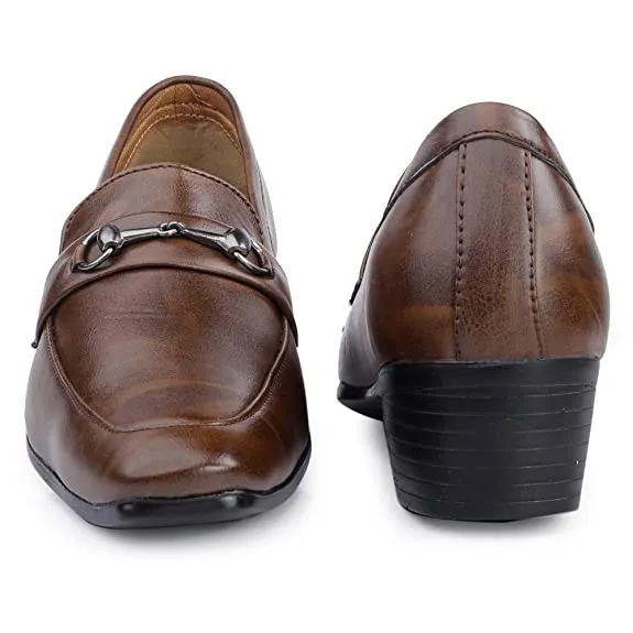 New Arrival Classy Design Height Increasing Formal Slip-On Shoes For Men's-JonasParamount