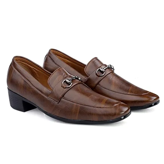 New Arrival Classy Design Height Increasing Formal Slip-On Shoes For Men's-JonasParamount