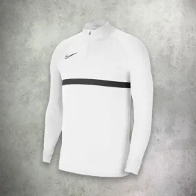 Nike Academy 21 Drill Half Zip White/ Black (Copy)