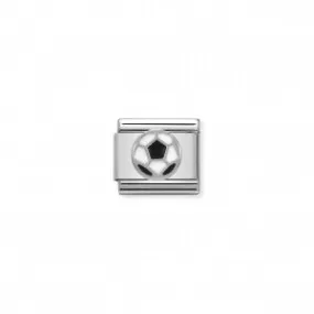 Nomination LINK COMPOSABLE CLASSIC IN ARGENTO PALLONE CALCIO 330202/13