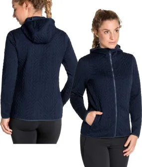 ODLO Women's Corviglia Kinship Full Zip Hooded Midlayer {O-542221}