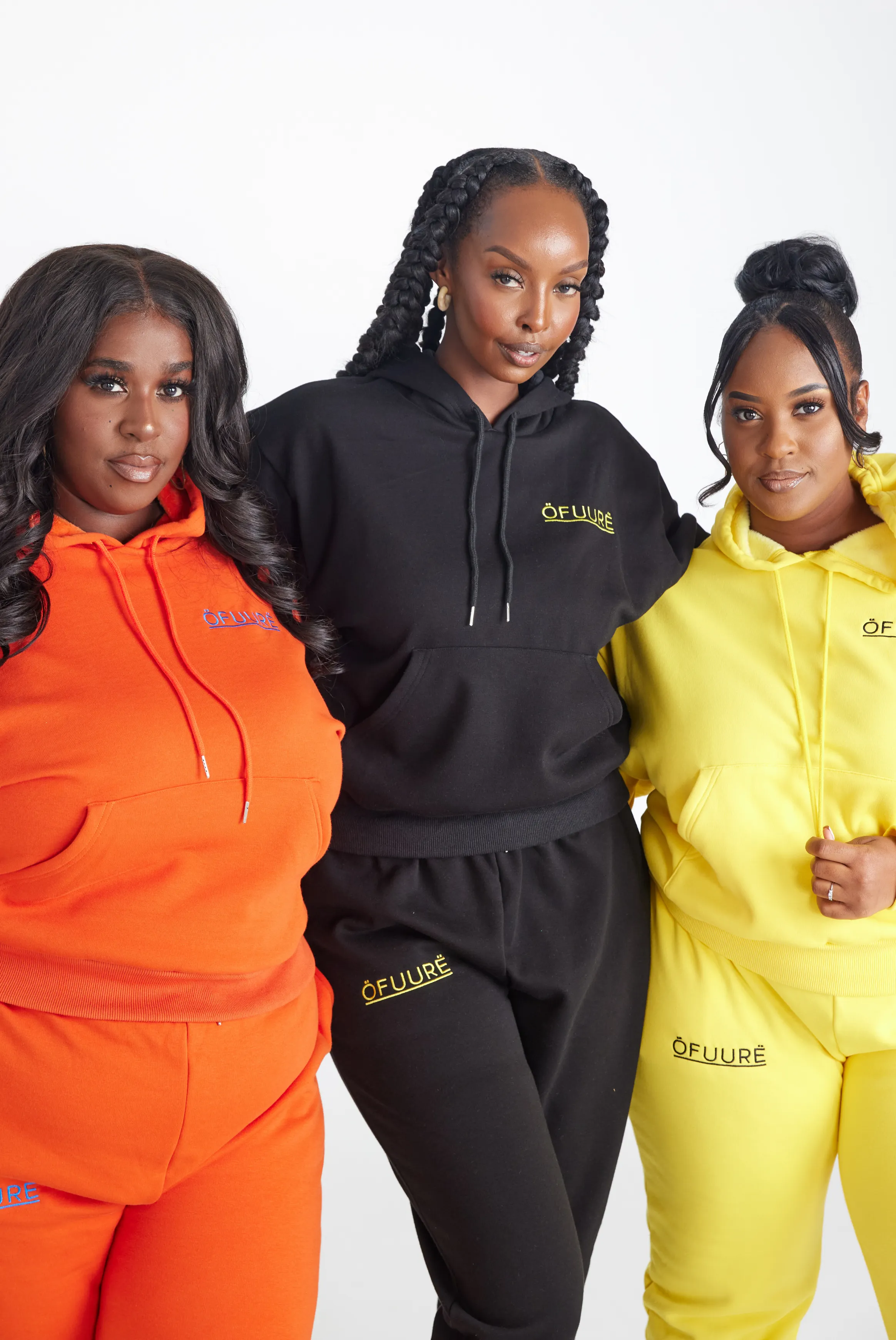 OFUURE Hoodie Jogger Set -YELLOW