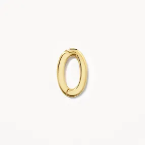 Oval Pendant Clasp in 10k Gold