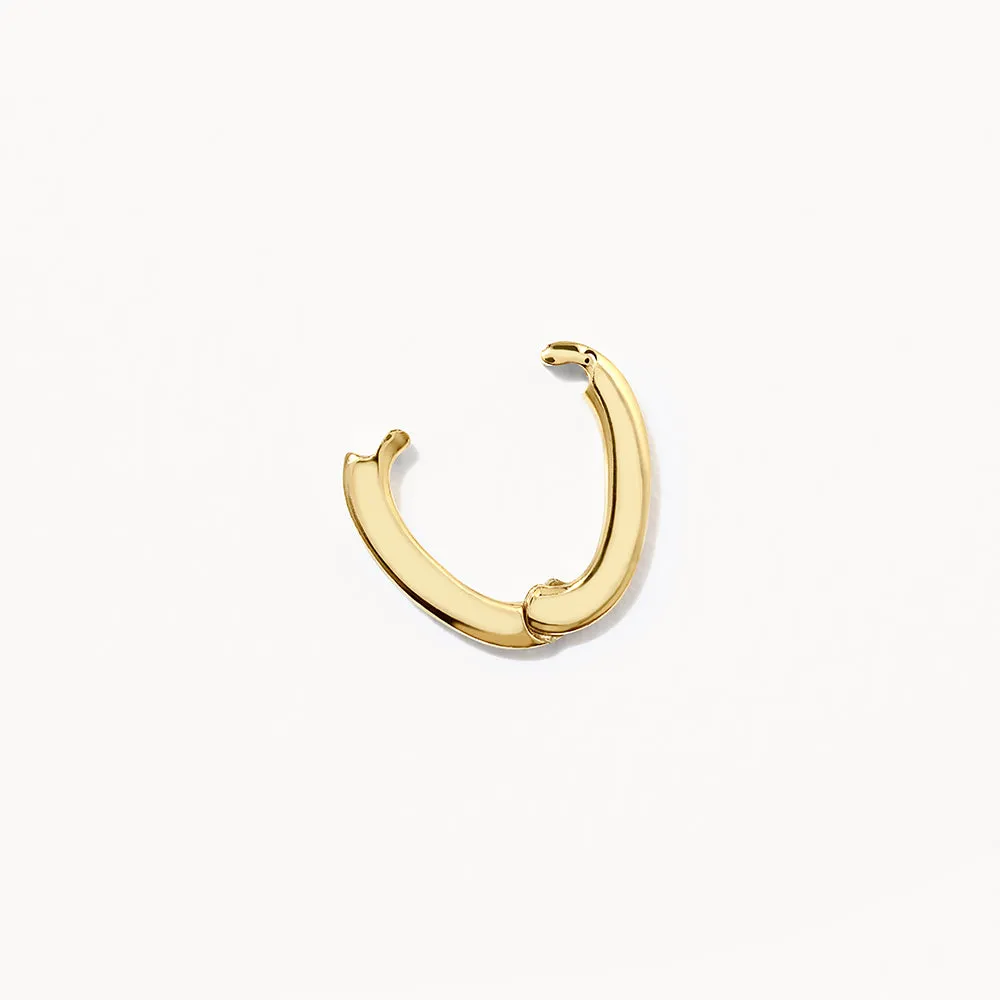 Oval Pendant Clasp in 10k Gold