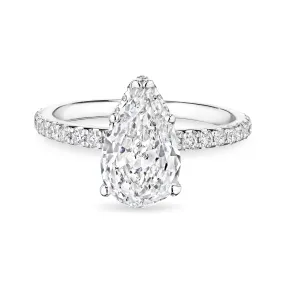 Pear Shape Diamond Ring, 1.5 CT