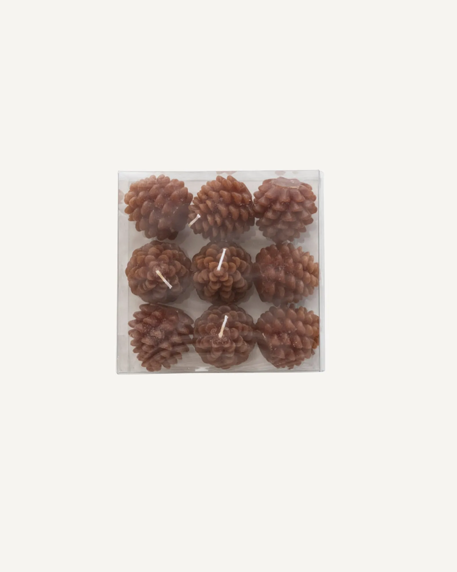 Pinecone Tealights (Set of 9)