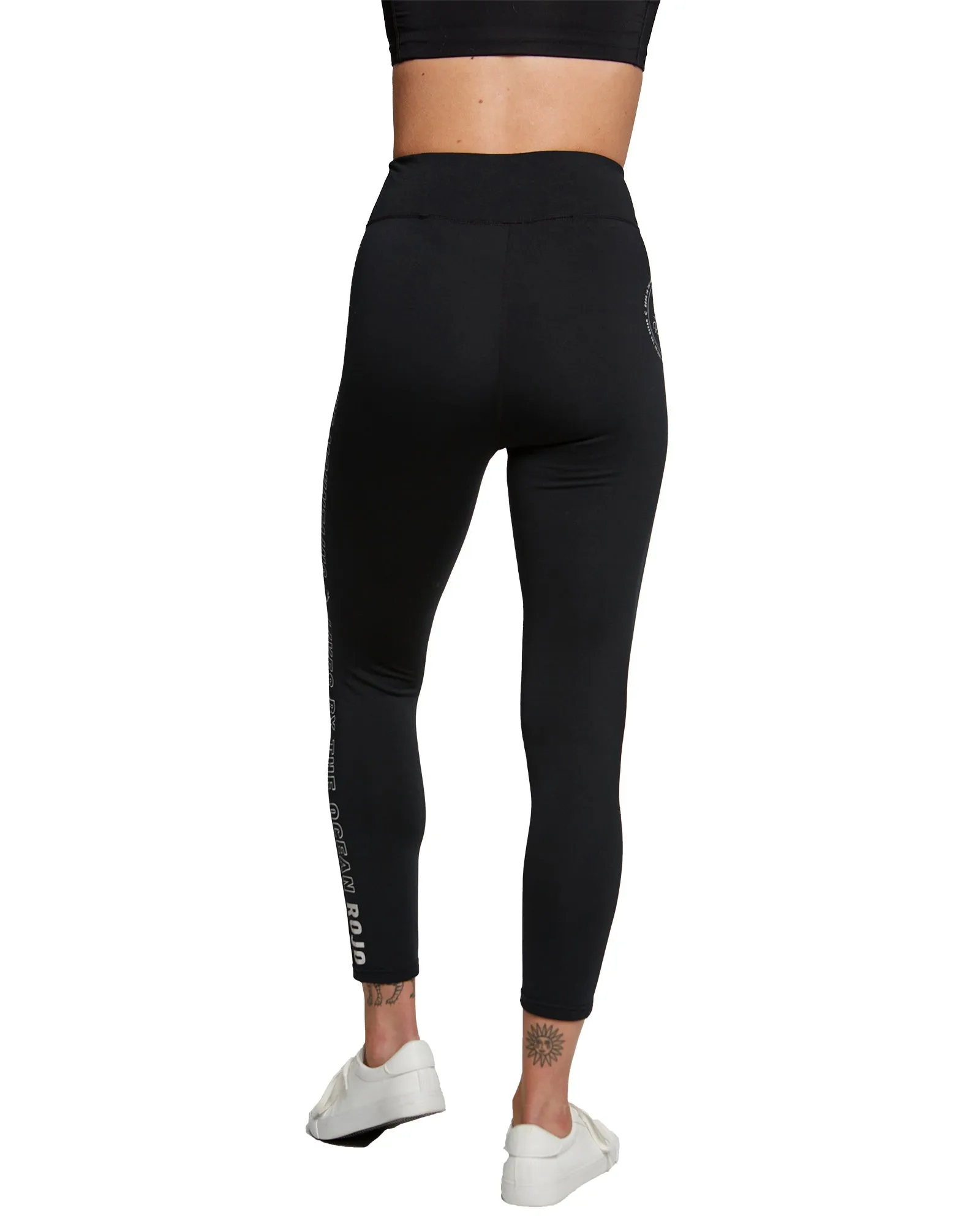 PLUS SIZE TRANQUILITY PARK 7/8 PANT - TRUE BLACK