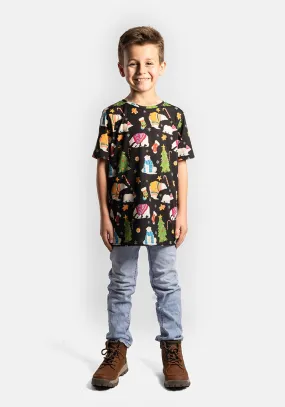 Polar Bears Print Children's T-Shirt (Aurora)