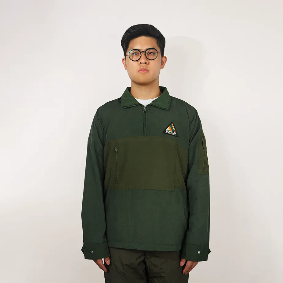 R&E Unit Half Zip Jacket 018 - Olive