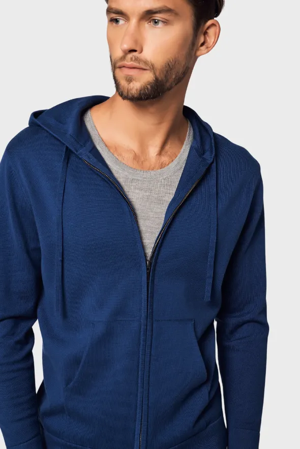 Refined Zip-Up Cotton Hoodie SET