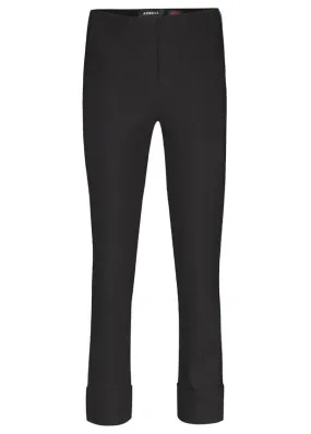 Robell 3/4 Length Bella Trousers in Black 90