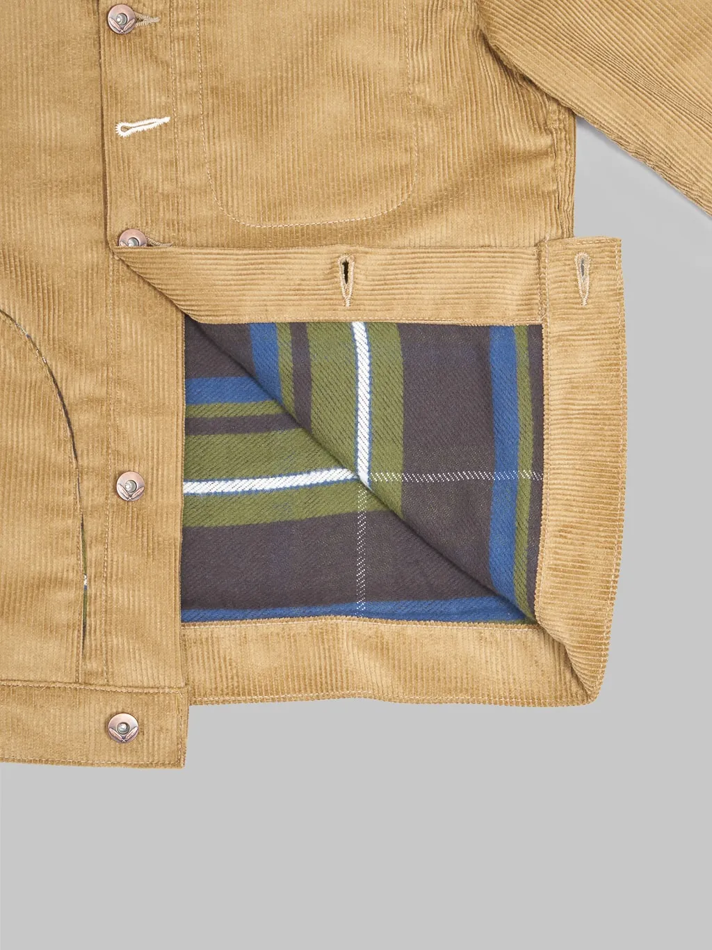 Rogue Territory Supply Jacket Lined Tan Corduroy