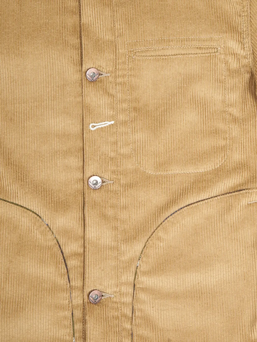 Rogue Territory Supply Jacket Lined Tan Corduroy