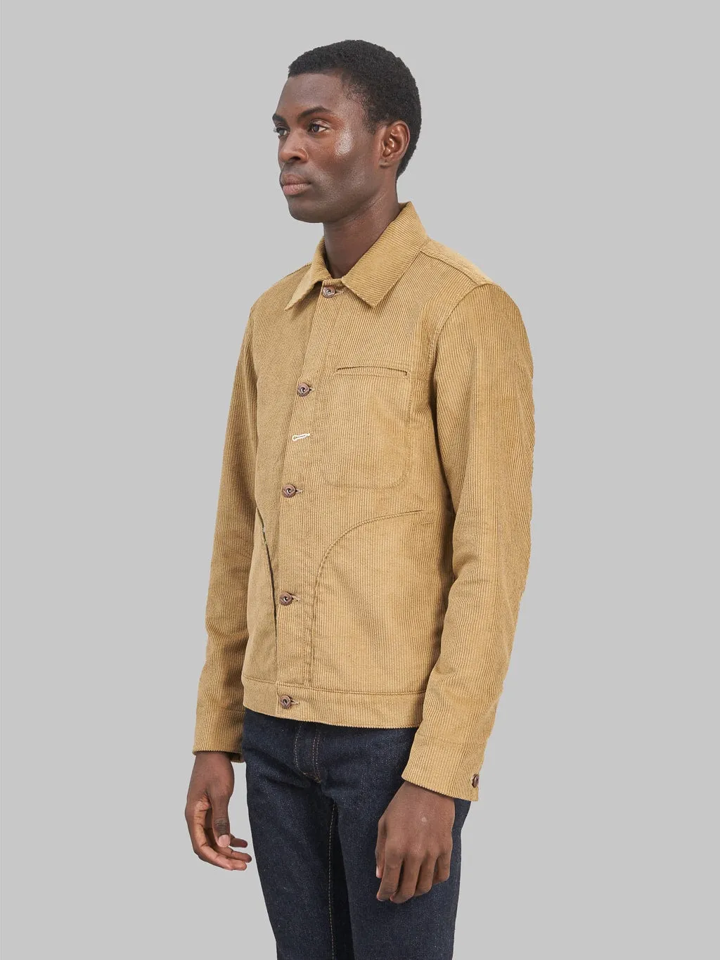 Rogue Territory Supply Jacket Lined Tan Corduroy