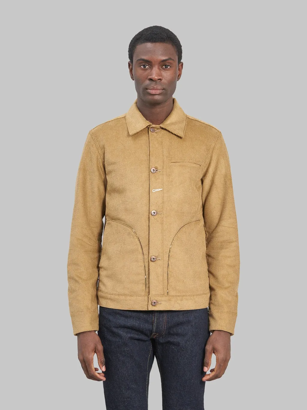 Rogue Territory Supply Jacket Lined Tan Corduroy