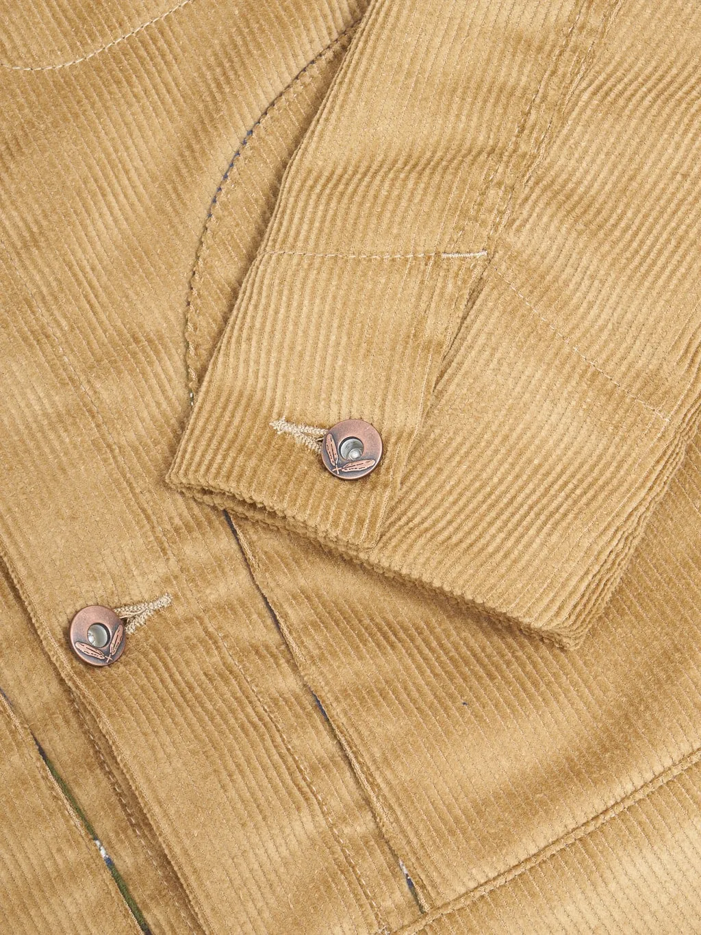 Rogue Territory Supply Jacket Lined Tan Corduroy