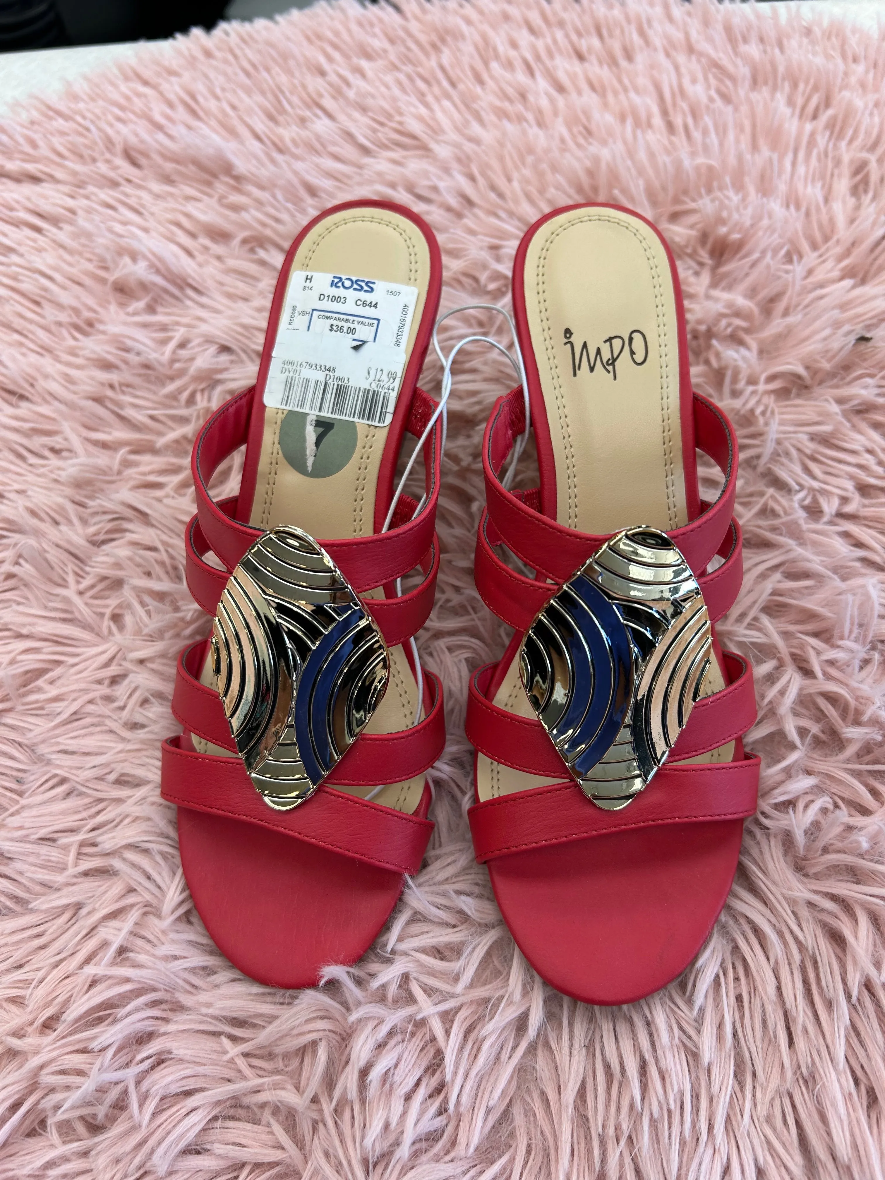 Ruby Shoes Heels Wedge Impo, Size 7