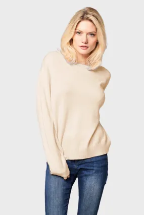 Sabrina Boat Neck Merino-Cashmere Sweater