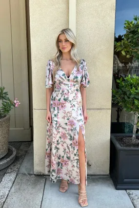 SERENE GARDEN FLORAL DRESS