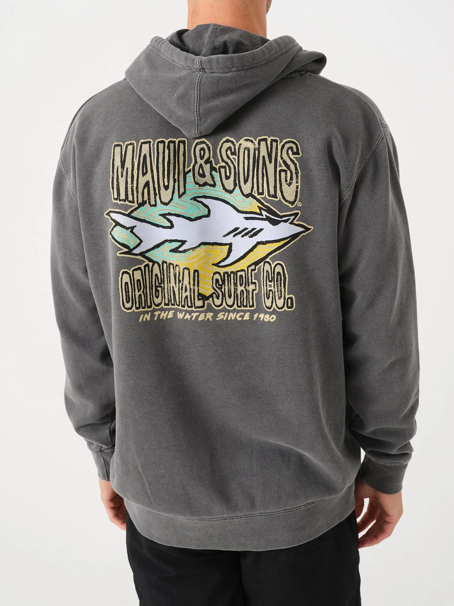 Shark Surf Co Hoodie in Black