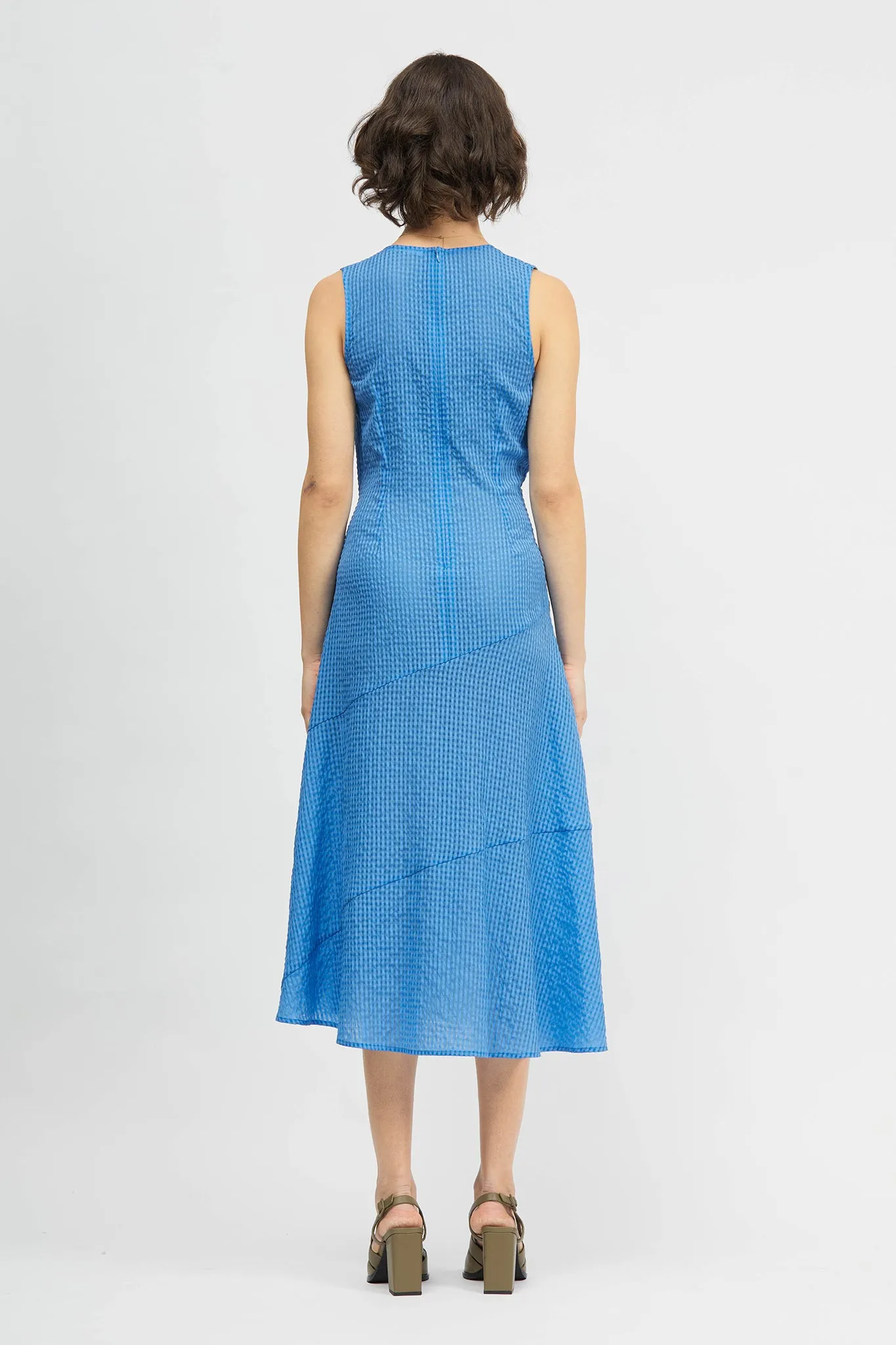 Sori Dress Blue Check