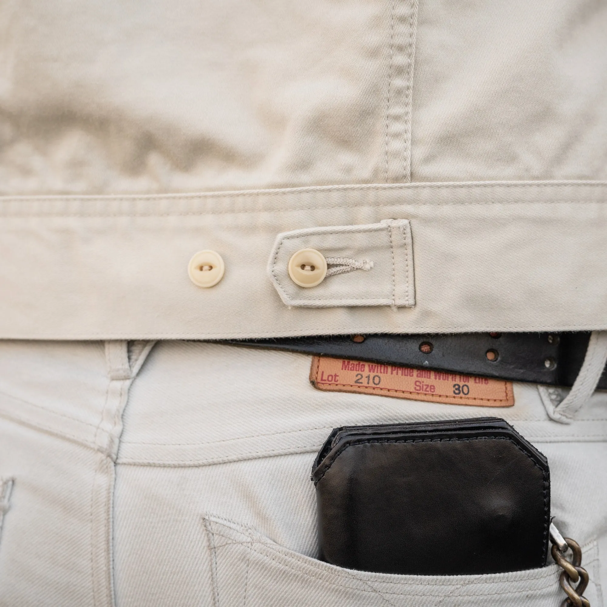 Stevenson Overall Co. Rough Rider Cowboy Jacket Ivory