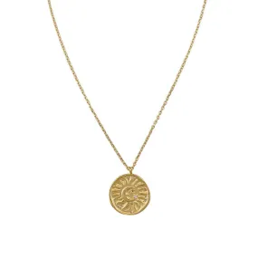 Sun & Moon Necklace - Gold