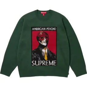 SUPREME AMERICAN PSYCHO SWEATER-GREEN