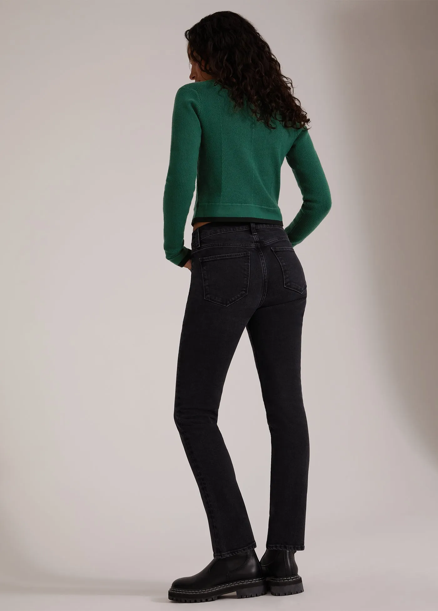 THE ERIN HIGH RISE SLIM STRAIGHT