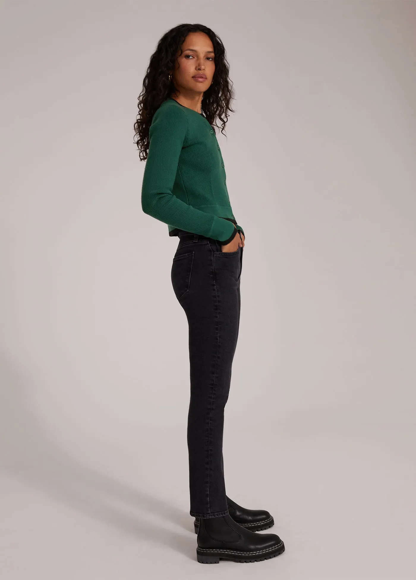 THE ERIN HIGH RISE SLIM STRAIGHT