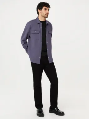 The Jordan French Terry Overshirt in Midnight Mauve