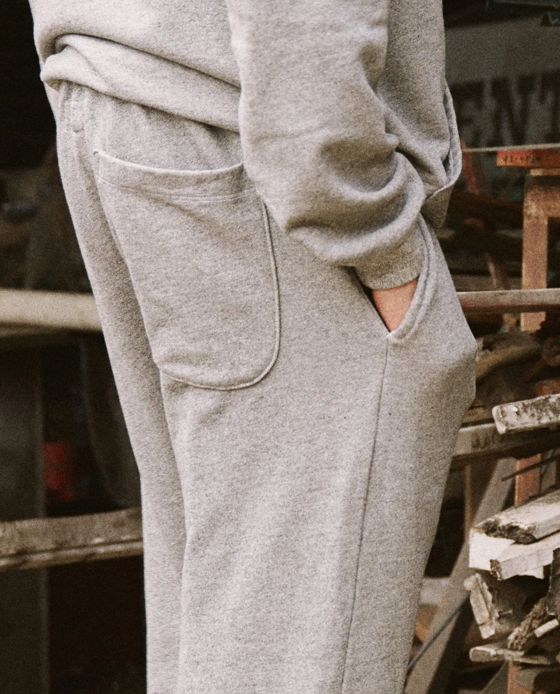 The Men's Stadium Sweatpant. -- Varsity Grey