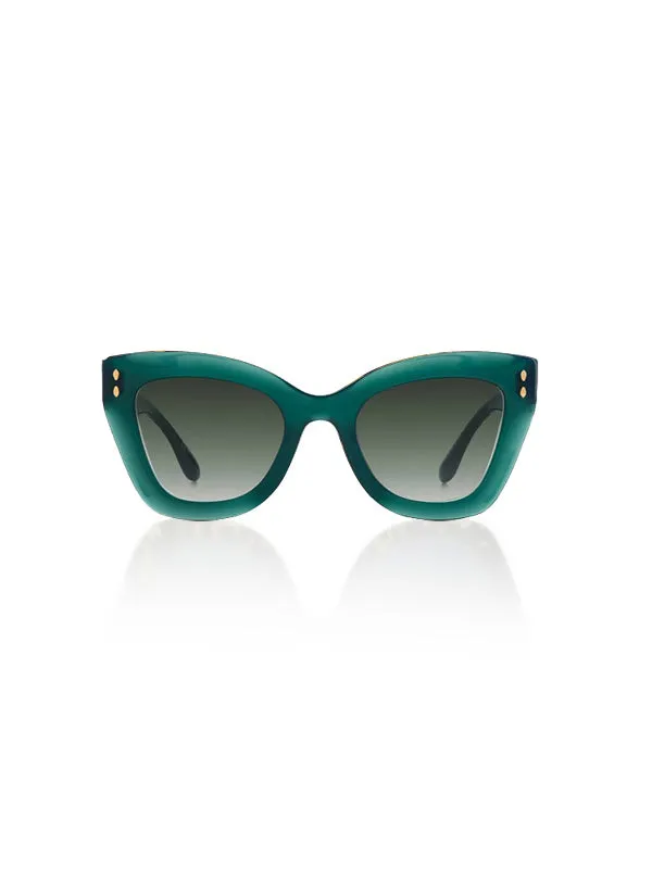 Trendy Sunglasses in Green